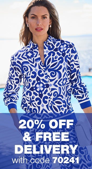 20% off and free delivery with code 70241